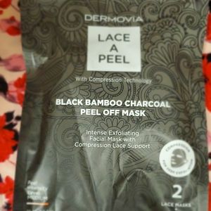 NEW Dermovia Lace A Peel Black Bamboo Charcoal